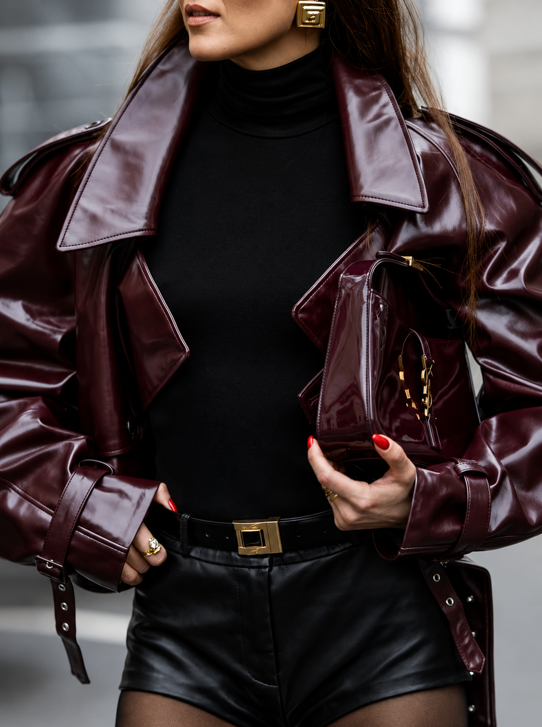 YUNG — Chaqueta Biker Vintage