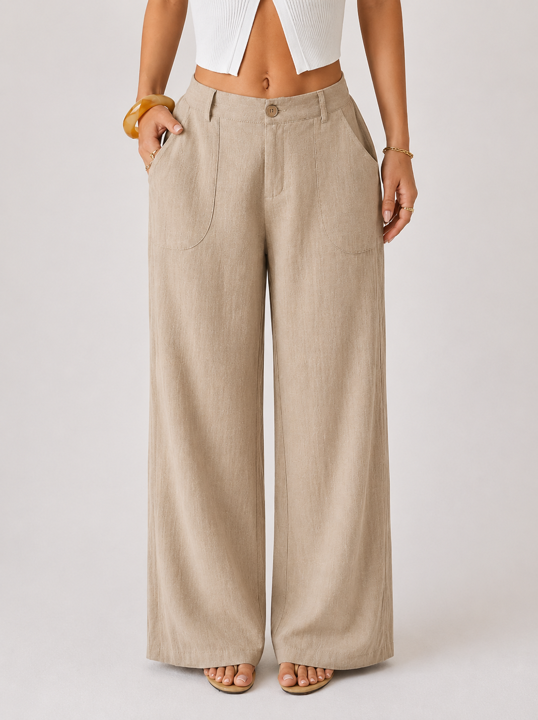 Élina™ — Pantalón amplio de elegancia natural