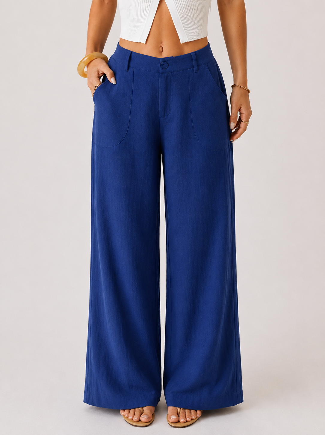 Élina™ — Pantalón amplio de elegancia natural