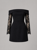 Valeria™ | Vestido Bardot de Encaje