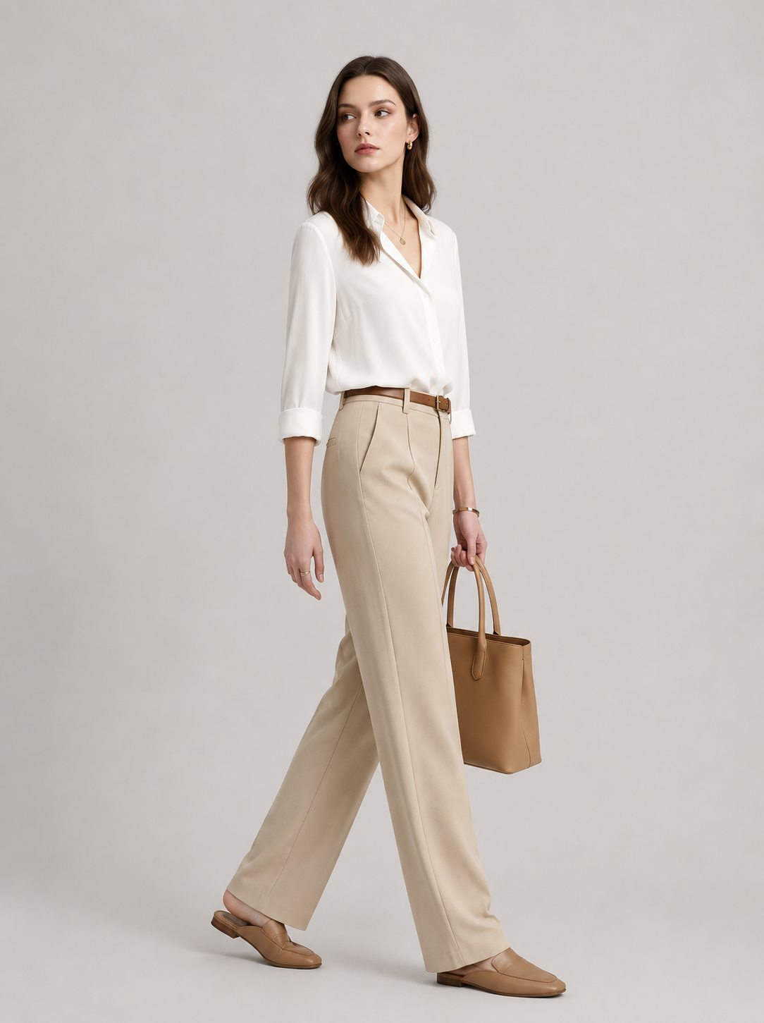 Élise™ | Pantalón Palazzo de Cintura Alta