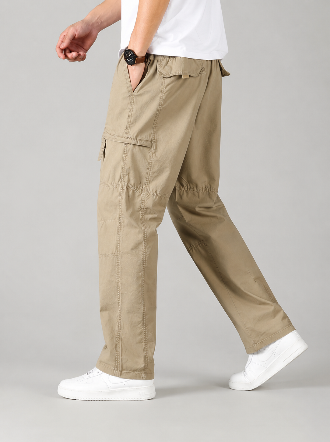 Auren™ | Pantalón Cargo Urban Flex