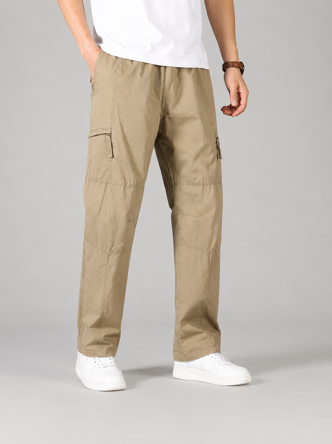 Auren™ | Pantalón Cargo Urban Flex