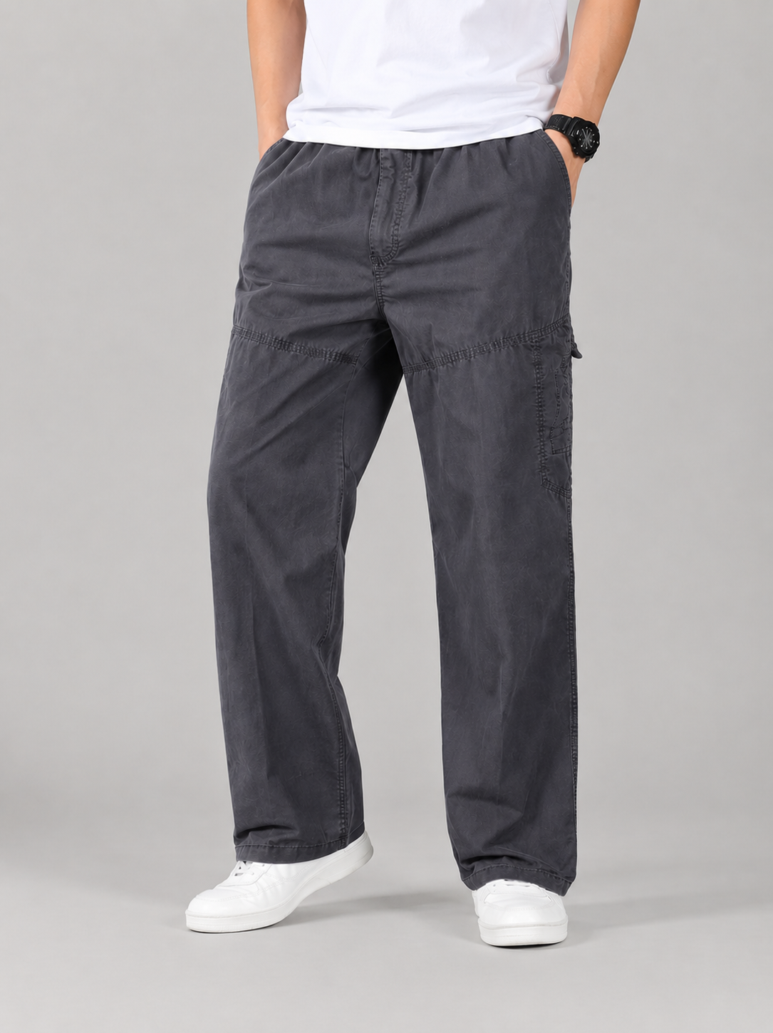 Auren™ | Pantalón Cargo Urban Flex