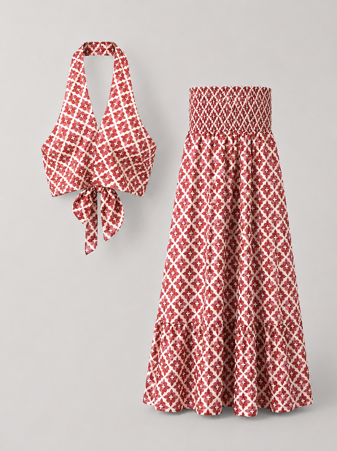 Elsa | Conjunto Elegante con Diseño de Hombros Descubiertos