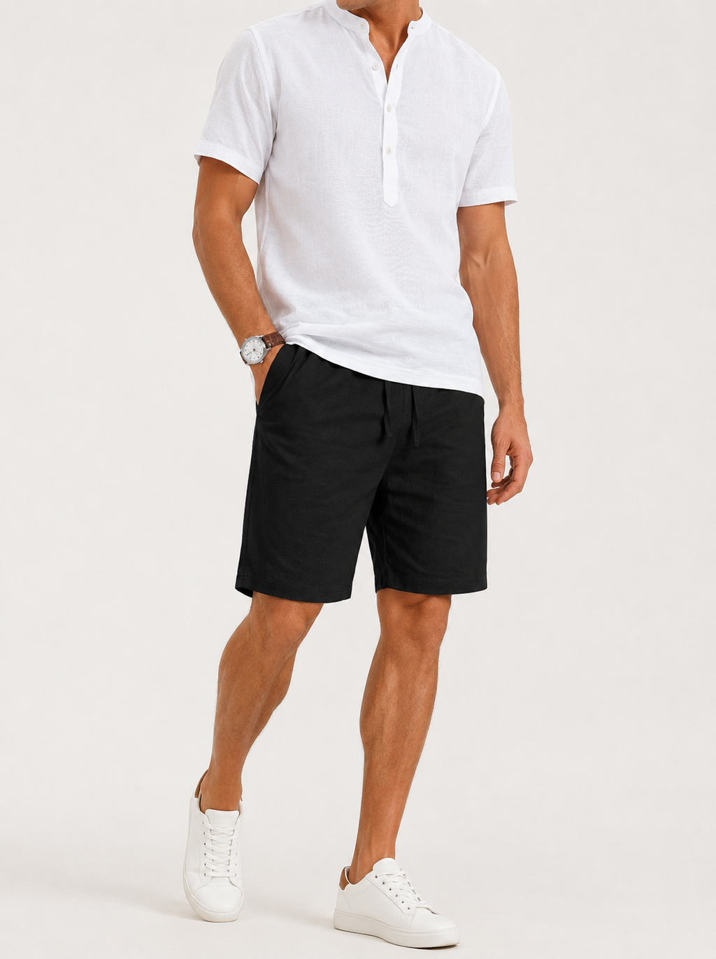 Pantalones cortos de verano de lino