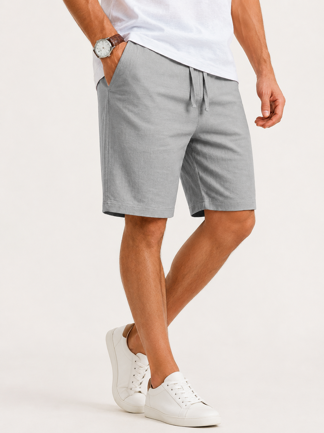 Pantalones cortos de verano de lino