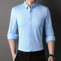 Mitchel | Camisa elástica sin arrugas para hombre